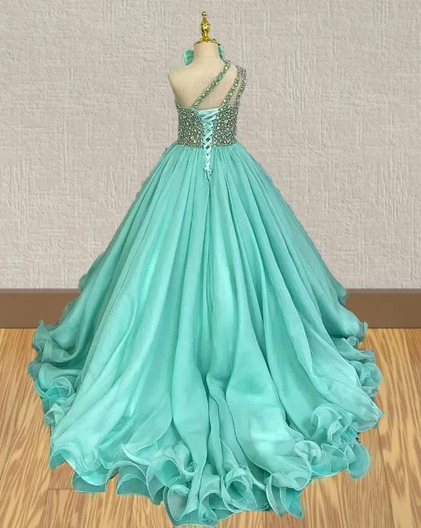 Youth Glitter Formal Dress with Multilayer Skirt