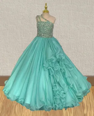 Youth Glitter Formal Dress with Multilayer Skirt