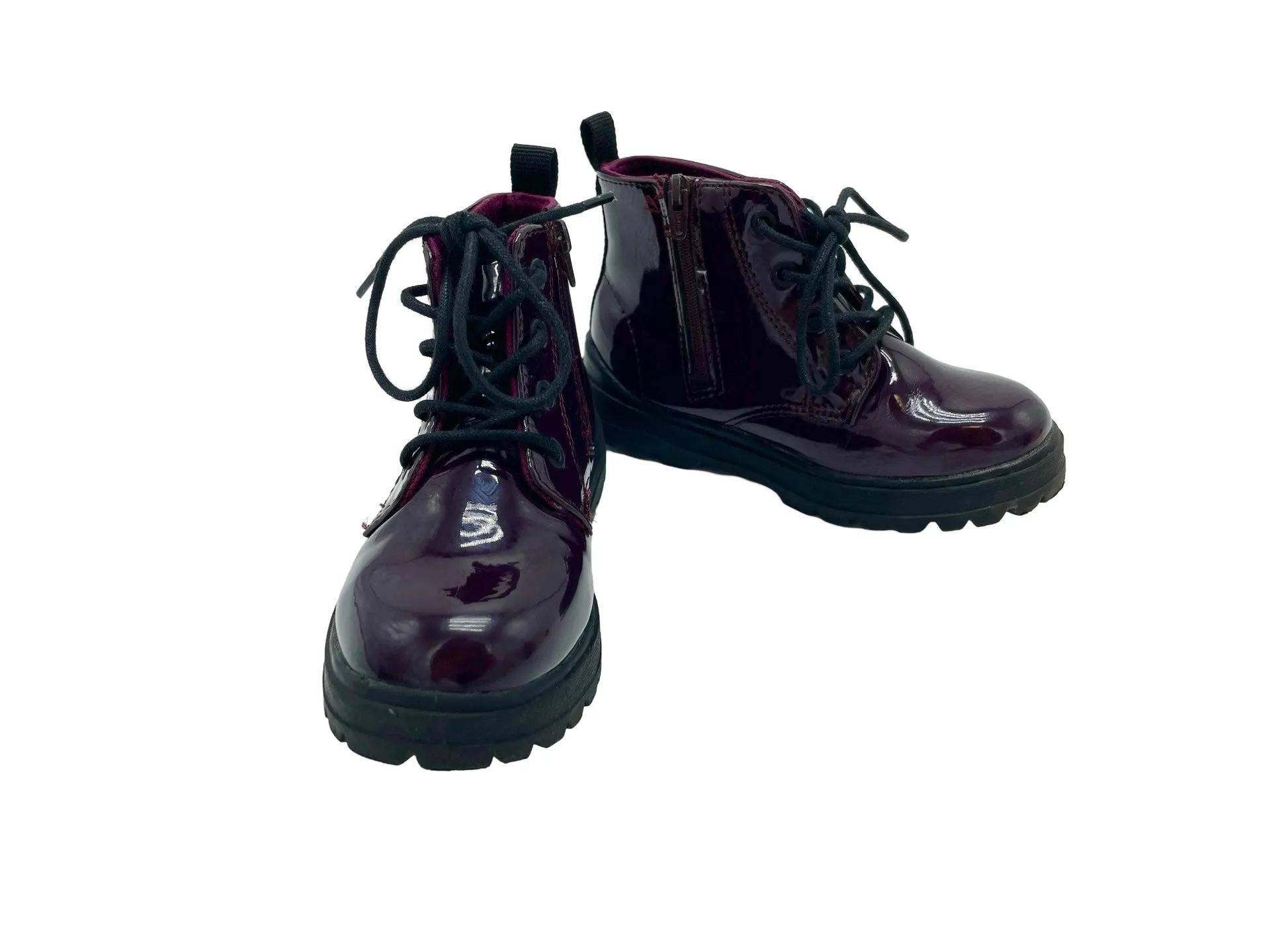 Zara patent boots - 26(10)
